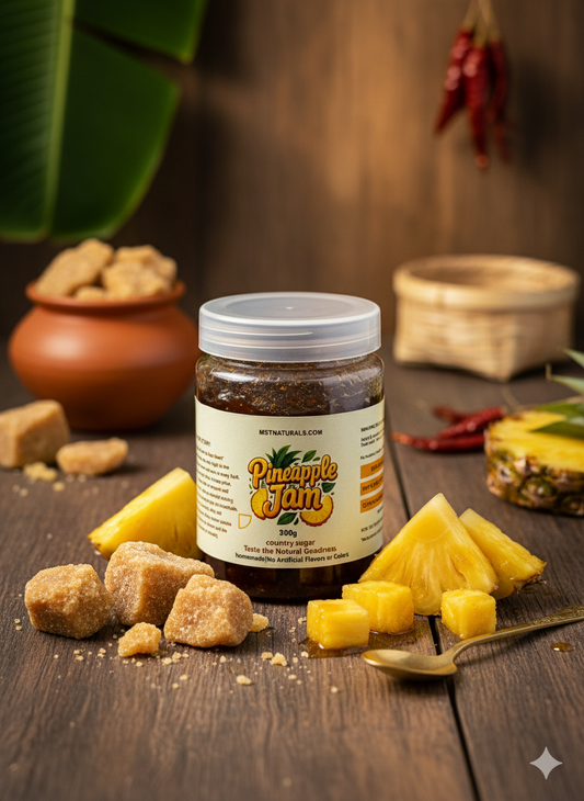 🍍 100% Pure & Homemade country sugar pineapple jam