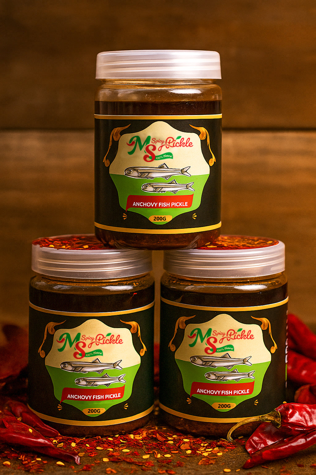 Nethali fish Pickle